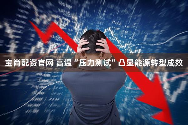 宝尚配资官网 高温“压力测试”凸显能源转型成效